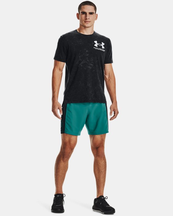 for Men Green Under Armour Ua Run Anywhere Shorts in Blue Mens Clothing Shorts Casual shorts 